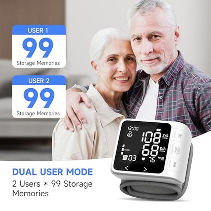 VivaGuard Wrist Cuff Blood Pressure Monitor, FDA-Cleared FSA&HSA Eligible