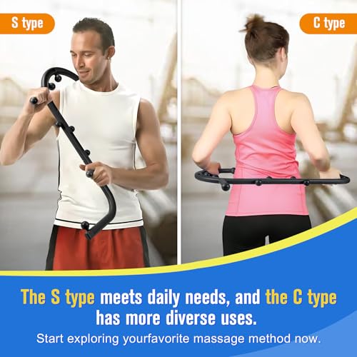 Trigger Point Massage Tool, Back Massager Stick for Pain Relief