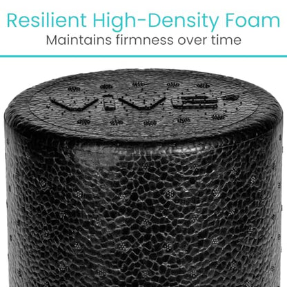 Vive High Density Foam Roller (12 inch) - Large Foam Roller for Exercise - size: 12" (Inches)