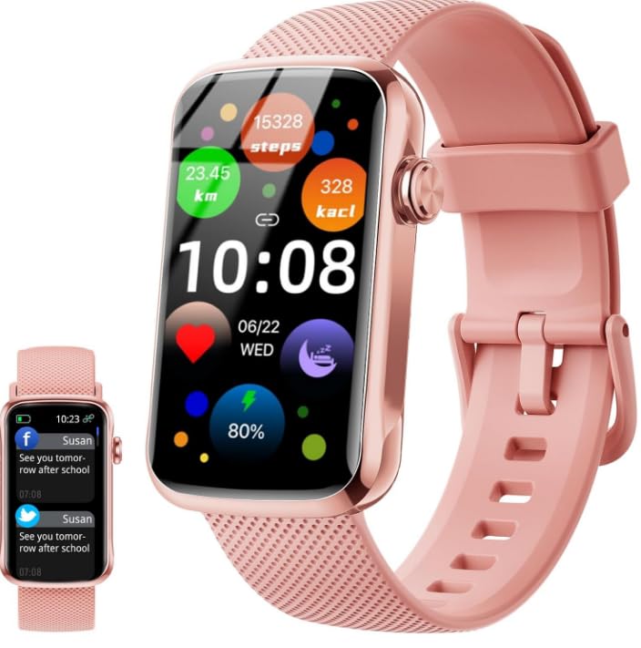 Smart Watch, 1.47" HD Smartwatch for Women Men with 24 Sport Modes, IP68 Waterproof Fitness Tracker with 24/7 Heart Rate/Sleep/SpO2 Monitor, Step Tracker, Pedometer, Activity Tracker for Android iOS