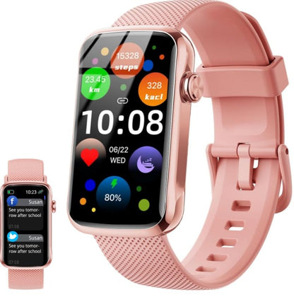 Smart Watch, 1.47" HD Smartwatch for Women Men with 24 Sport Modes, IP68 Waterproof Fitness Tracker with 24/7 Heart Rate/Sleep/SpO2 Monitor, Step Tracker, Pedometer, Activity Tracker for Android iOS