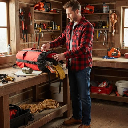 Arborist Rope Storage Bag 30l, Rock Climbing Rope Bucket Backpack