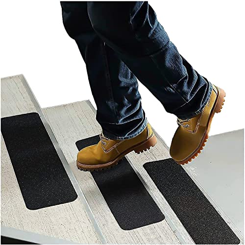 Non-Slip Stair Treads for Wooden Steps, Indoor and Outdoor Grip Tape Black - size: Black, style: 15 Pack