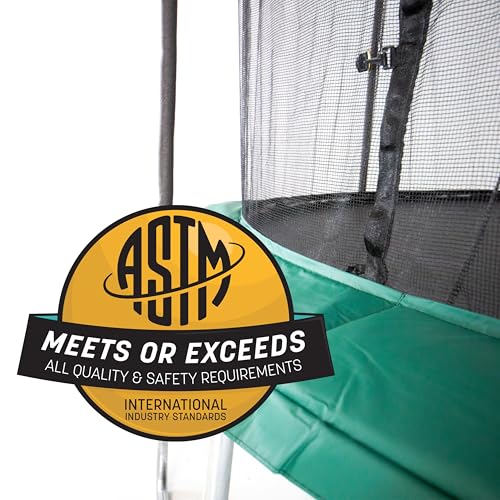 Skywalker Trampolines 12-Feet Round Trampoline and Enclosure with Spring Pad