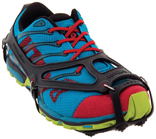 Kahtoola 1st Gen NANOspikes Footwear Traction for ICY Winter Road Running & Walking - color: Black, size: X-Small