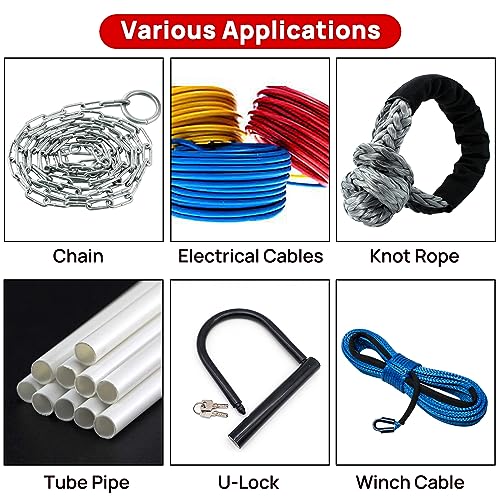 PSLER Universal Winch Rope Protector Winch Cable Cover 3.28ft * 1.96in - size: 3.28ft * 1.96in
