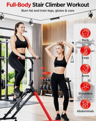 Stair Stepper for Home, 3-Mode Folding Stairmaster with Handlebar