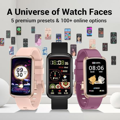 Fitness Tracker, 1.47"Smartwatch with Heart Rate&SpO2 for Android iOS - color: Blue