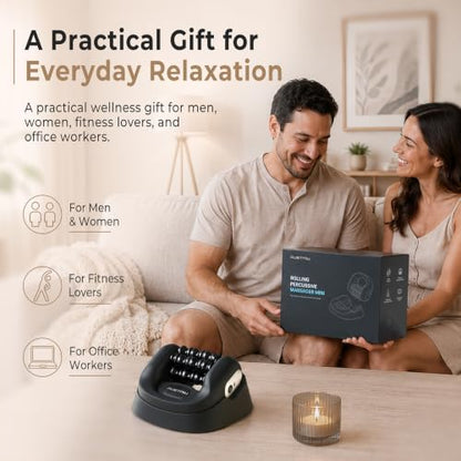 Rolling Percussion Massager with Hands-Free Dock