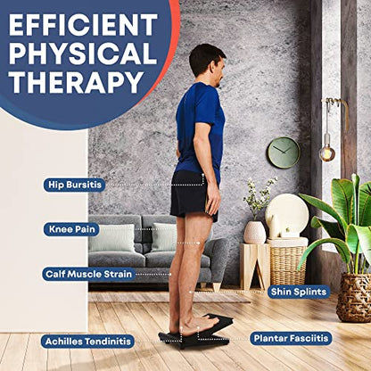 Stretching Strap with Loops, Non Elastic Stretch Band for Physical Therapy