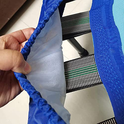 Trampoline Spring Cover 40 Inch Replacement Safety Pad for Mini Trampoline 3 Layer Protect Tear-Resistant Oxford Cloth Easy to Install Replacement for Home, Gym - color: Blue