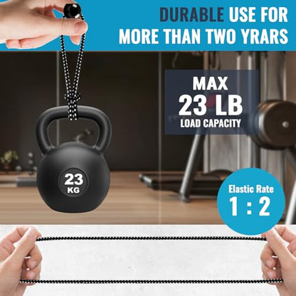 100 Pack Ball Bungee Cords 4 Inch, Heavy Duty Bungee Cord with Balls Canopy Tarp Tie Downs Bungee Balls for Camping, Shelter,Cargo,Tent Poles UV Resistant - size: 4 Inch