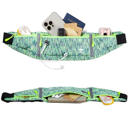 Running Belt Slim Fanny Pack Jogging Pouch Phone Holder Waist Pack - Green - color: I Green
