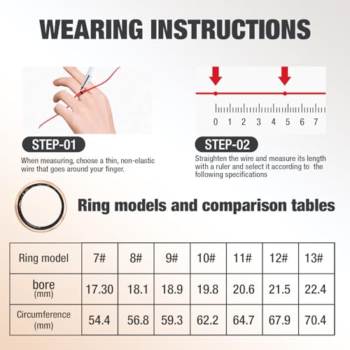 Smart Ring with Heart Rate, Blood Oxygen, Sleep Tracker, Step Tracker - size: 7