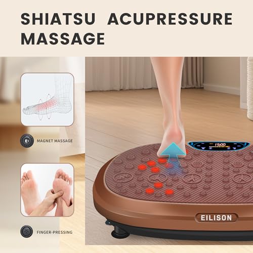 EILISON FitMaxx 3D XL Vibration Plate Exercise Machine with 120 Speeds