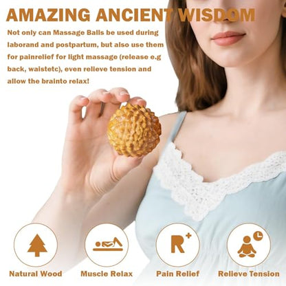 2 Pcs Acupressure Balls for Labor