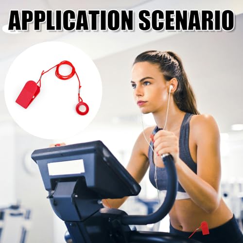 Gosknor 2pcs Treadmill Magnet Safety Key, Magnetic Safety Switch Clip Universal Treadmill Emergency Stop Magnet Running Machines Replacement Parts Accessories - style: Style C