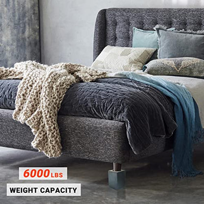 Wood Bed Risers, Furniture Risers-Heights 4.5 Inch Heavy Duty Risers Black - color: Black 4.5in