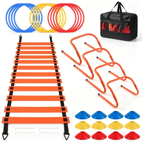 Agility Training Equipment for Soccer, Basketball, Football and Baseball Training