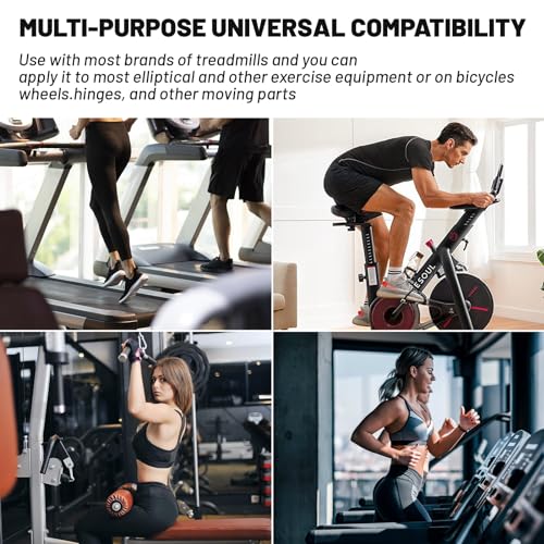 100% Silicone Treadmill Belt Lubricants/Lubes - 25ml/Bottle, No Odor and No Toxic, Easy to Use, Disposable Lubricant, High Temperature Resistant and Stable Lubricant-4pcs