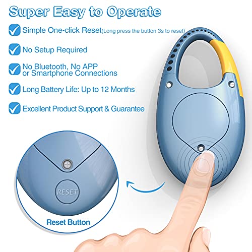 Simple 3D Step Counter, Walking Pedometer, Steps Tracker with Neck Lanyard/Carabiner for Men Women Teens Adults Seniors - color: Blue