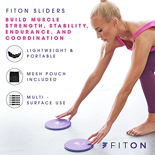 FitOn Core Sliders Workout Disc for Exercise, Pilates and Ab Training