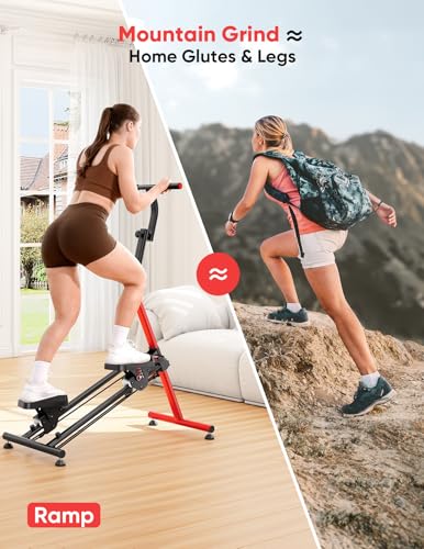 YOLEO Adjustable Resistance Stair Stepper, 3-Mode Folding Stairmaster,660LB - color: V2.0 Basic Stair Stepper