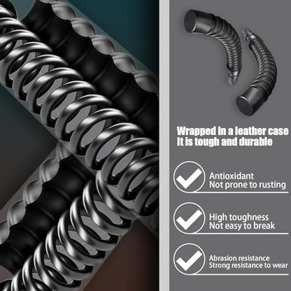 2Pcs Ropeless Battle Ropes,Weighted Battle Ropes for Home Gym