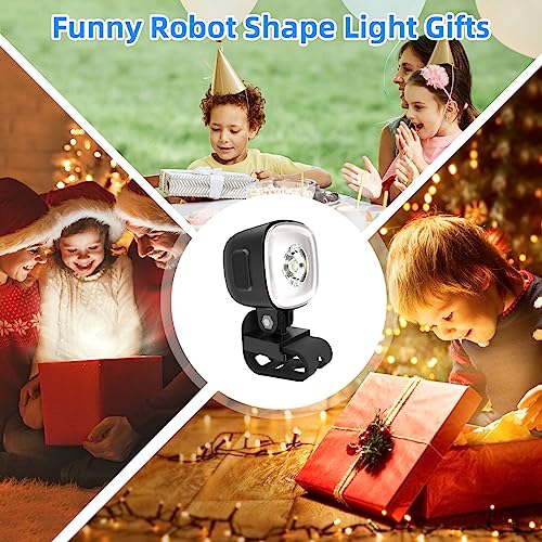 COSOOS Original 2 Rechargeable Headlights for Shoe Charms, Light Attachment Shoe Accessory Kids Boy Girl Men Women Running Shoe, Rechargebale Flashlight for Bike, Keychain, Camping, Backpack