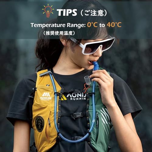 TRIWONDER Hydration Bladder Water Reservoir 1.5 Liter 2L 3L BPA Free Water Bladder for Running Cycling Hiking Camping Backpack - color: B - 1L