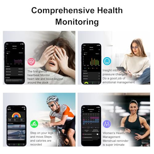Smart Ring for Women & Men, Fitness Tracker Ring with Heart Rate Monitor, HRV, Sleep Tracking, No Subscription Fee, 10ATM Waterproof Activity Ring for Android & iPhone (Matte Pink, #7)