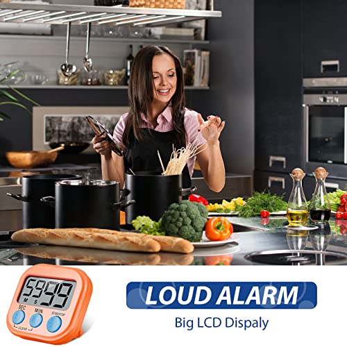 30 Pieces Small Digital Kitchen Timers(not Including Battery)