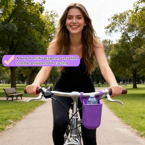 Universal Foldable Silicone Cup Holder Dual-Open Design fits Most Bottles&Cups.Leak-Proof, Food-Grade Silicone,Easy to Clean.for Adults&on Bikes,Walks,Outdoors.Secure,Foldable,Hands-Free Convenience
