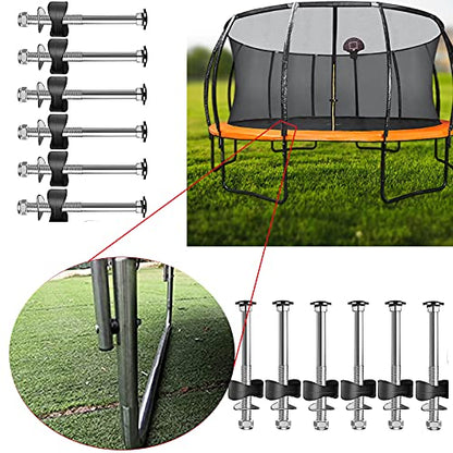 12 PCS Trampoline Screws, Long Screw Trampoline Replacement Parts