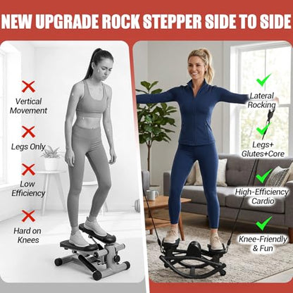 Rock Stepper Side to Side, 300 LBS Capacity, Side Stepper Exercise at Home