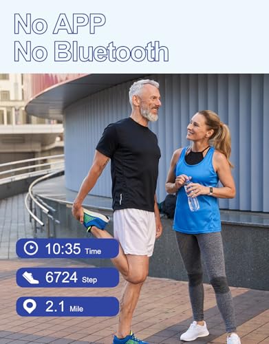 GRV Pedometer Watch No Bluetooth Steps Counter Simple Fitness Tracker - color: Pink