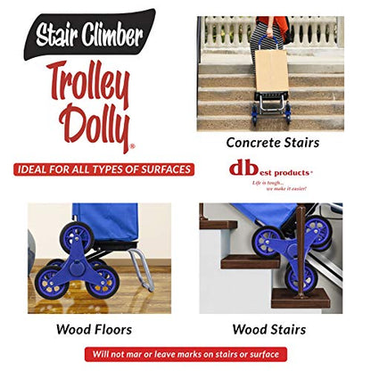 Stair Climber Trolley Dolly - color: Blue, style: Standard
