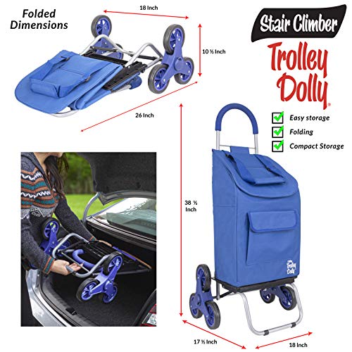 Stair Climber Trolley Dolly - color: Blue, style: Standard