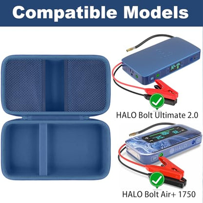 khanka Case for HALO Bolt Ultimate 3.0/2.0/Air+1750 Jump Starter,Blue - color: Blue, style: For Halo Bolt Ultimate 2.0/Halo Bolt Air +1750