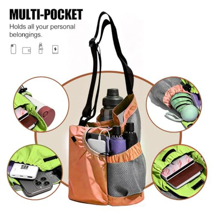 Lightweight Hiking Vest Bag, Multi‑Pocket Adjustable Running Chest Pack, Utility Outdoor Vest Pouch for Women, Men & Kids - color: Red