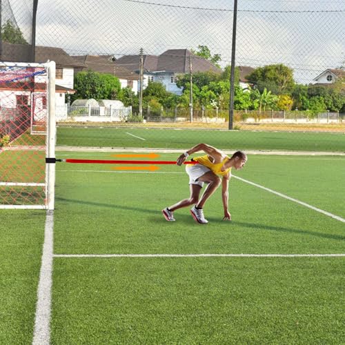 Speed Agility Training Equipment, 80lb Resistance Band Set to Improve Power, Strength, Focus Full Body Workout for Football, Basketball, Soccer, Tennis, Running, Jumping - color: Orange