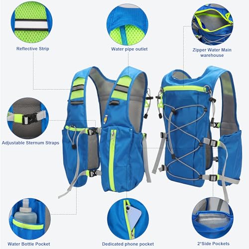 Cooling Running Vest with 3 Cooling Plates for Women Men, Dark Blue - color: Dark Blue, size: One Size