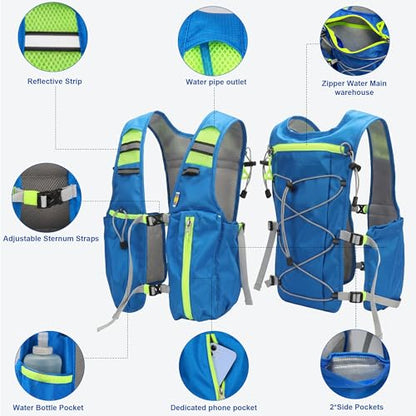 Cooling Running Vest with 3 Cooling Plates for Women Men, Dark Blue - color: Dark Blue, size: One Size