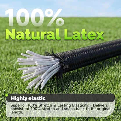 SMART&CASUAL 3/16" x 30' Heavy Duty Polyester Bungee Shock Cord Elastic Rope for Kayak Strap Tarp Tie Down Canopy Boating Camping Trailer and DIY Projects - size: 3/16" x 30' ( 9.14M )