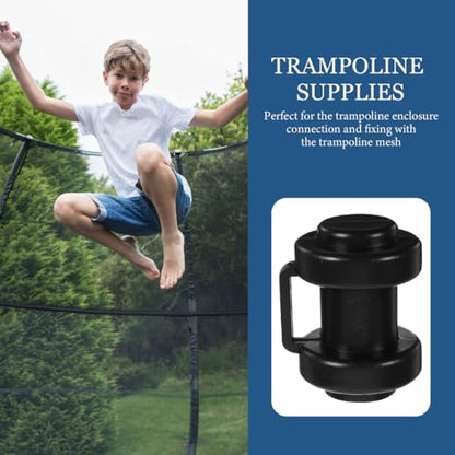 Baluue 6 Pack Trampoline Pole Caps Trampoline Tube Cover Replacements for Enclosure Net Poles Small Parts 2.75 X 1.77 X 1.77 in