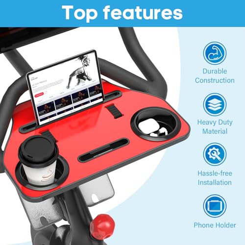 Desk Attachment for Peloton Bike+, Red