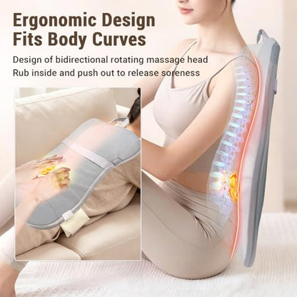 Back Massager with Heat, Shiatsu Neck and Shoulder Massager