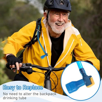 AXEN Bite Valve ON-Off Switch Tube Nozzle Replacement for Hydration Water Bladder - style: 90° Pack of 2