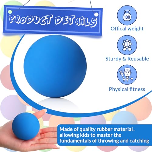 Sosation 36 Pcs Lacrosse Balls Bulk 2.5 Inch Soft Rubber Massage Balls