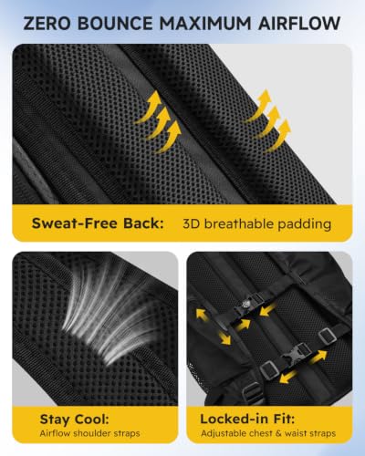 MOKURA 18L Lightweight Hydration Backpack with 2L Water Bladder - color: Black